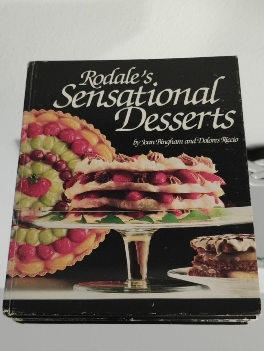 Rodale's Sensational Desserts Cookbook - Black & Pink Accents